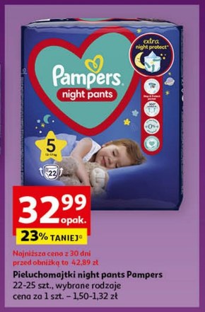 pieluchomajtki pampers 5 auchan