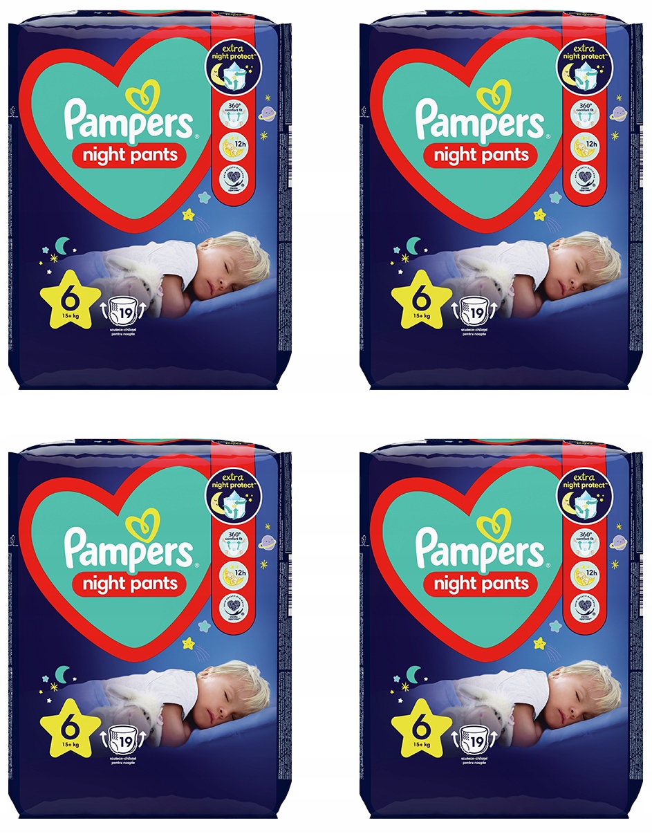 pieluchomajtki pampers 15+ 19szt