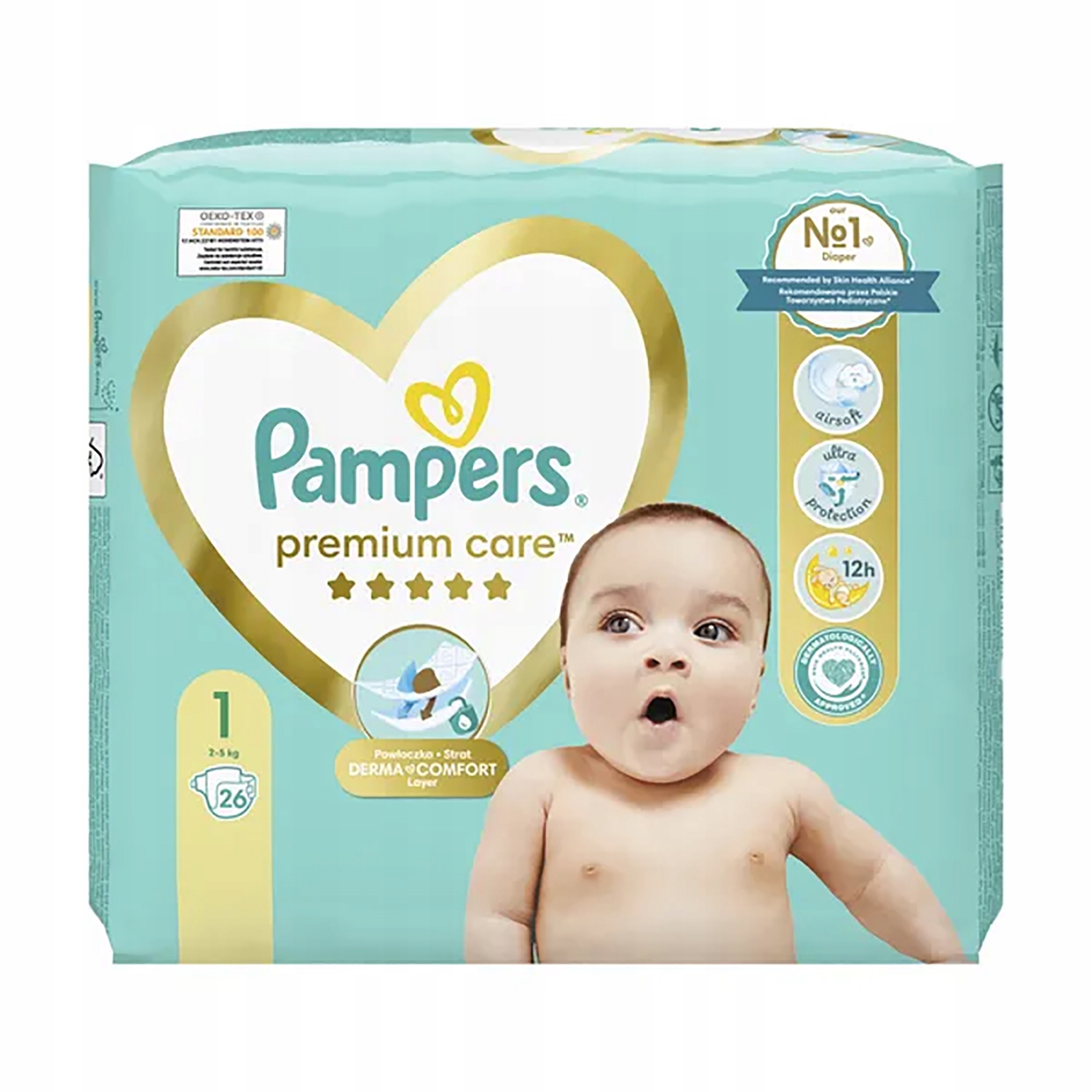 pampers procare 1 pieluchy 2 5 kg 38 szt