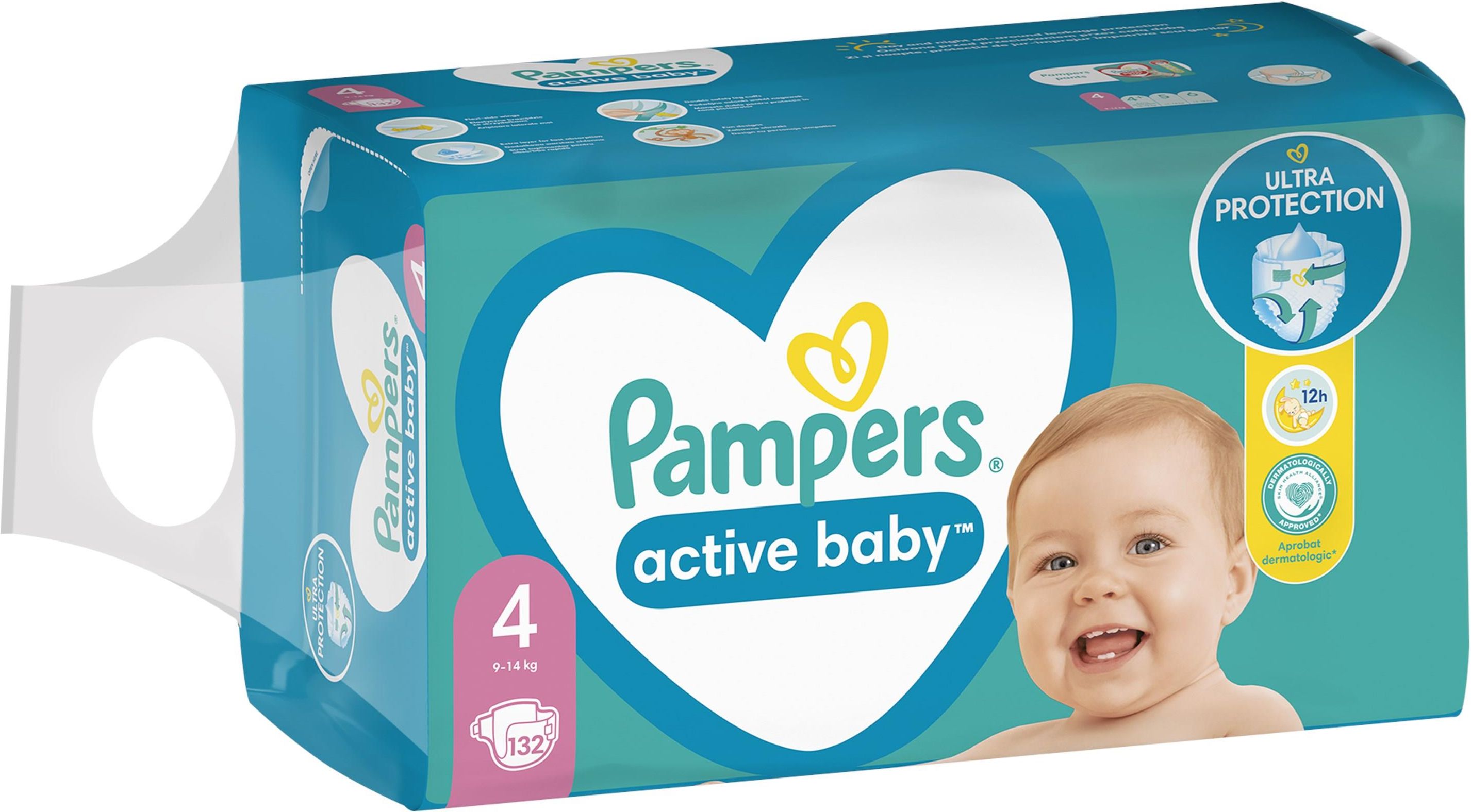 pampers active baby dry 4 132 ceneo