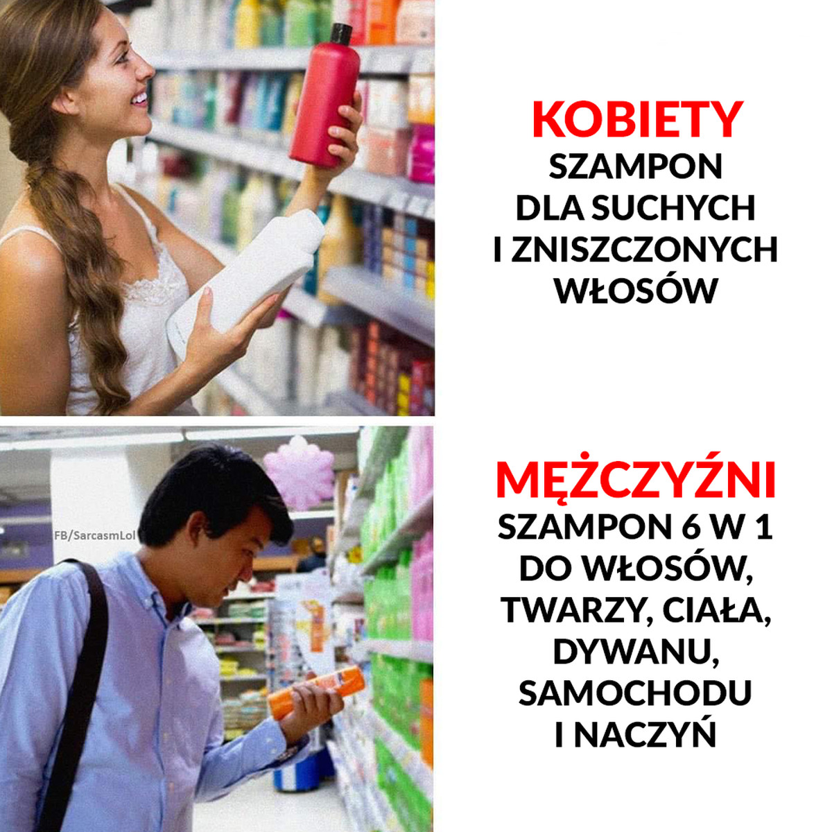 szampon dla kobiet mężczyzn