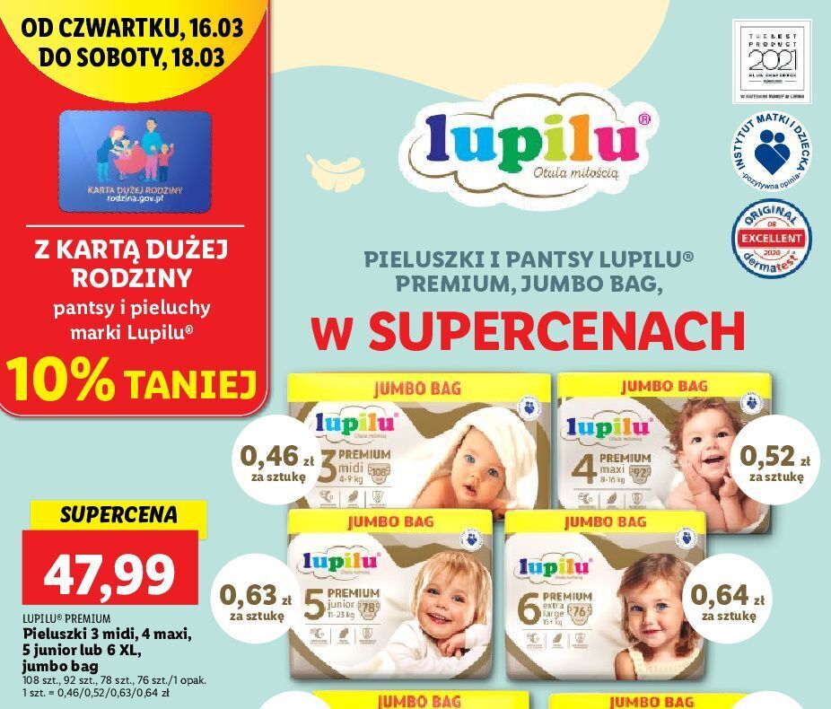 pieluchy 6 lidl box