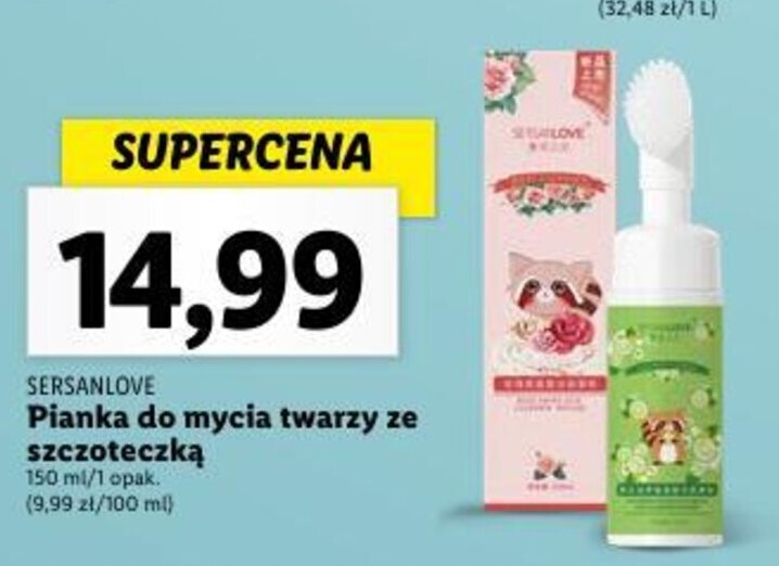 lidl pianka do mycia twarzy