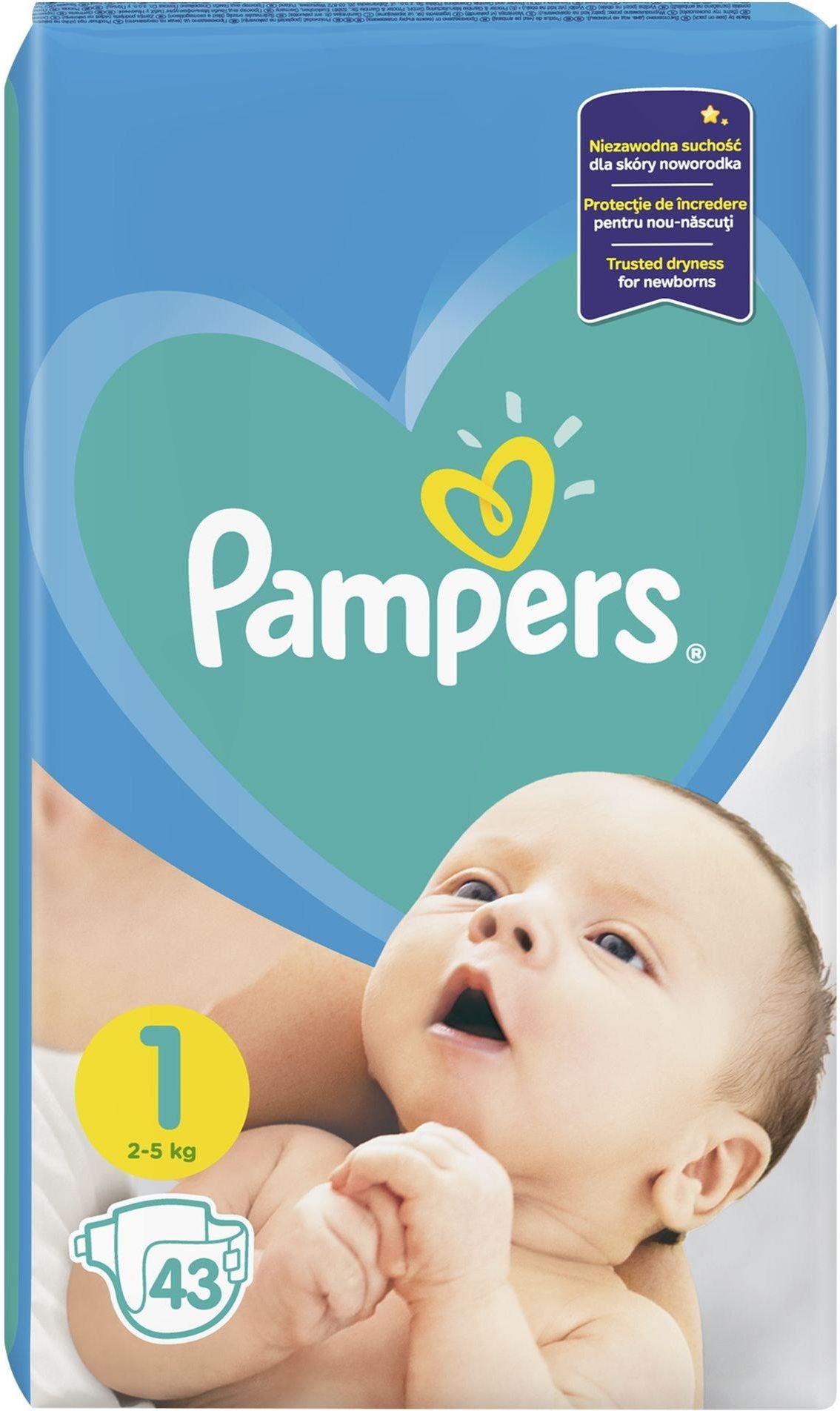 pampers new baby dry 1 opinie