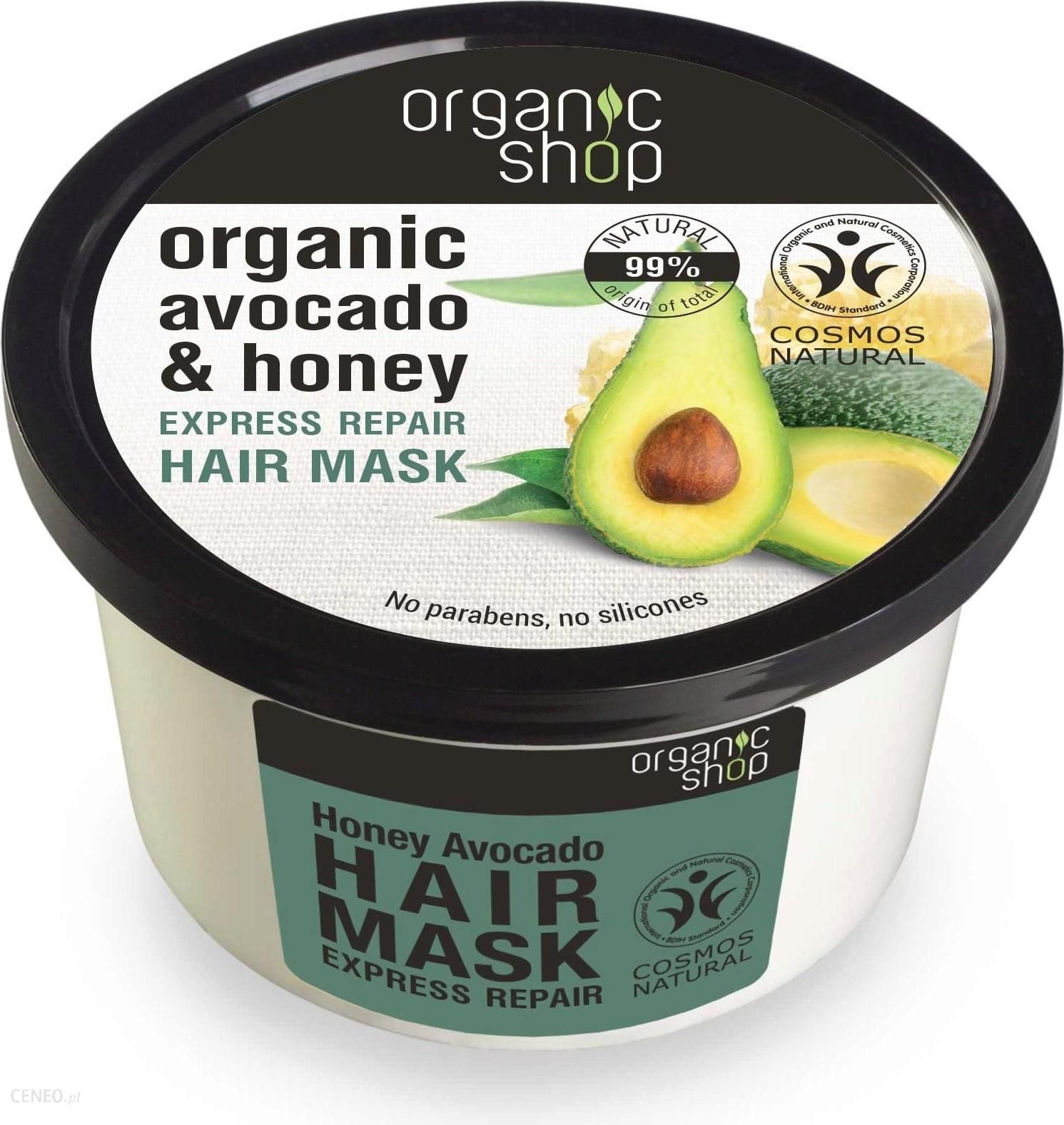 organic shop odżywka do włosów avocado&honey