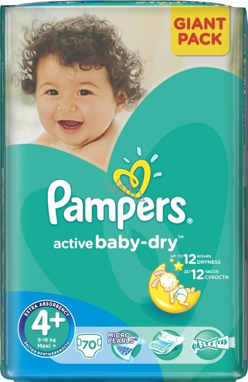 pampers active baby dry maxi+