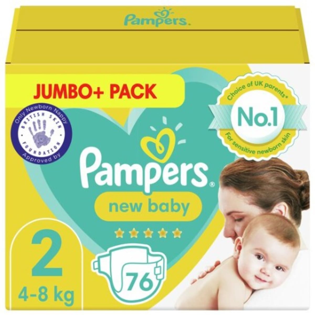 pampers 76n szt 2