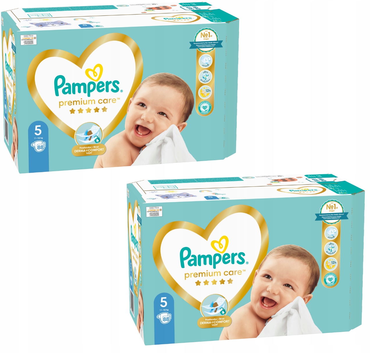 karton pieluch pampers 2