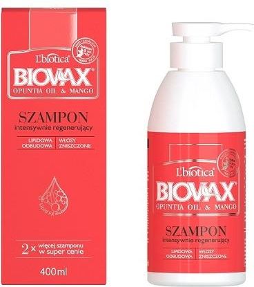 biovax opuntia oil & mango szampon 400ml