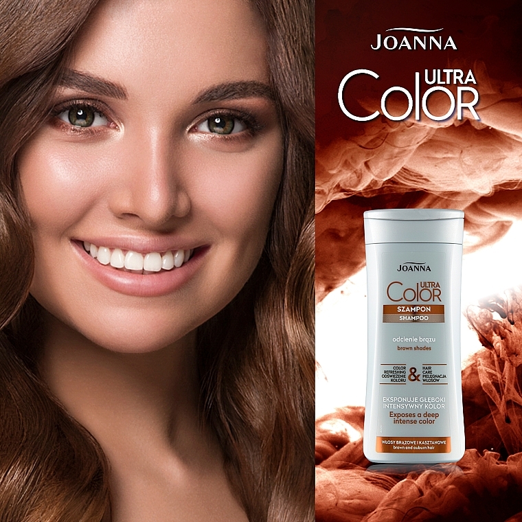 joanna color szampon brąz