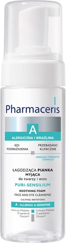 pharmaceris a puri sensilium delikatna pianka myjąca do twarzy