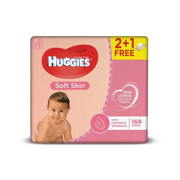 huggies soft skin chusteczki nawilżane