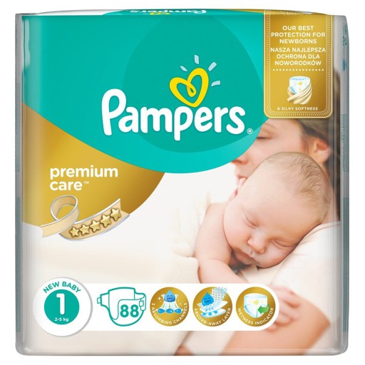 pampers premium care 1 88 szt allegro