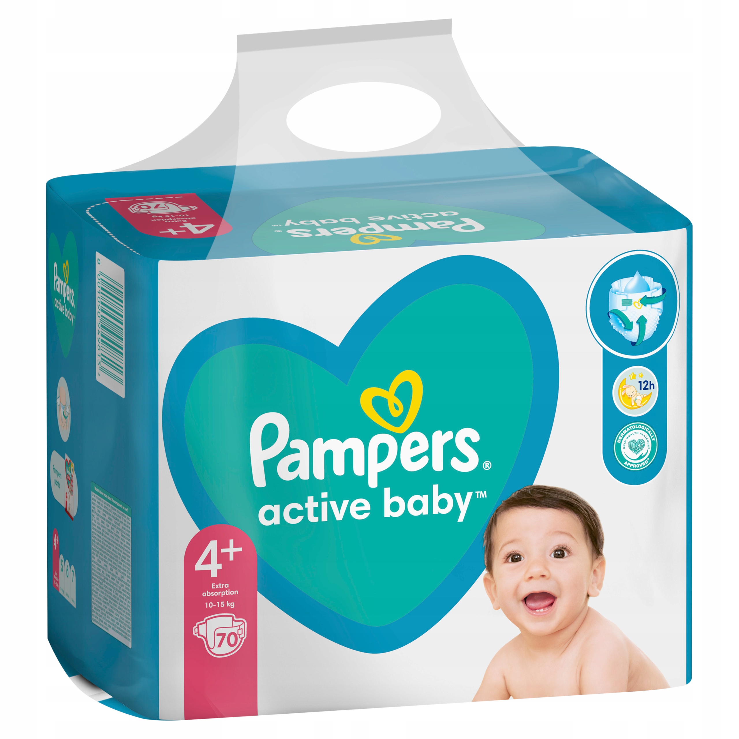 pampers 4 70 szt