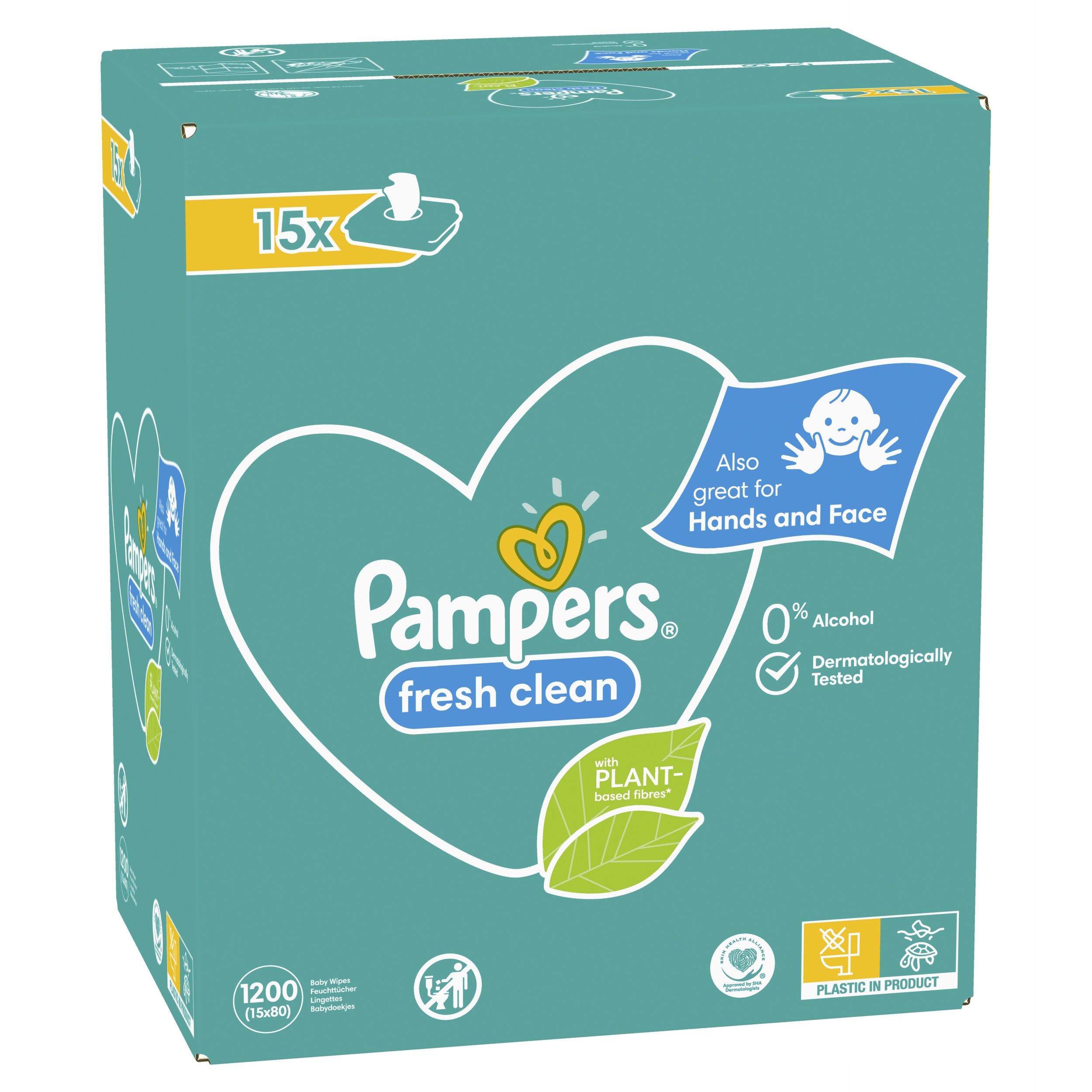 pampers natural clean z zamknięciem