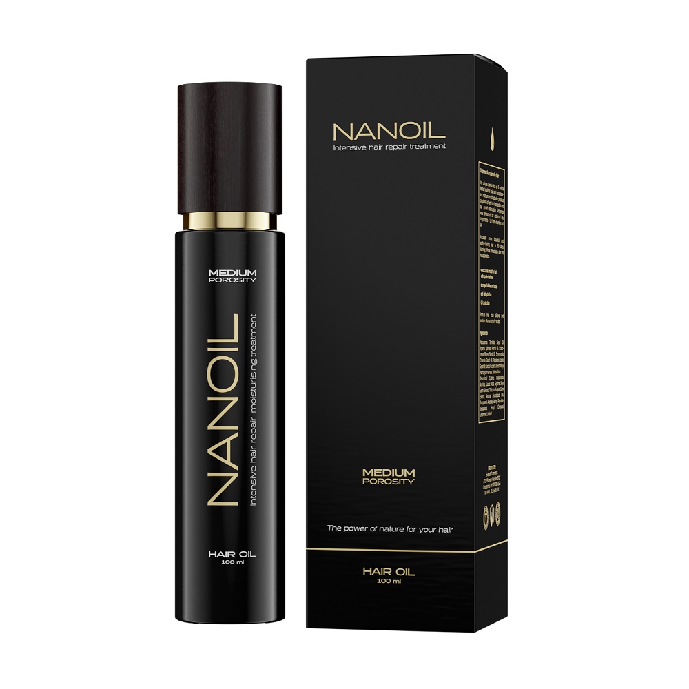 nanoil olejek do włosów średnioporowatych
