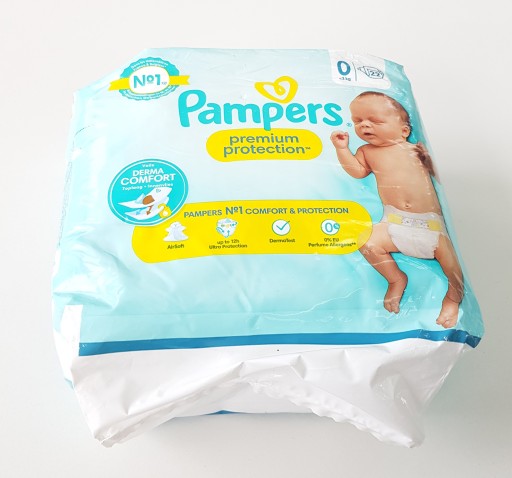 pampers 1 pieluszka