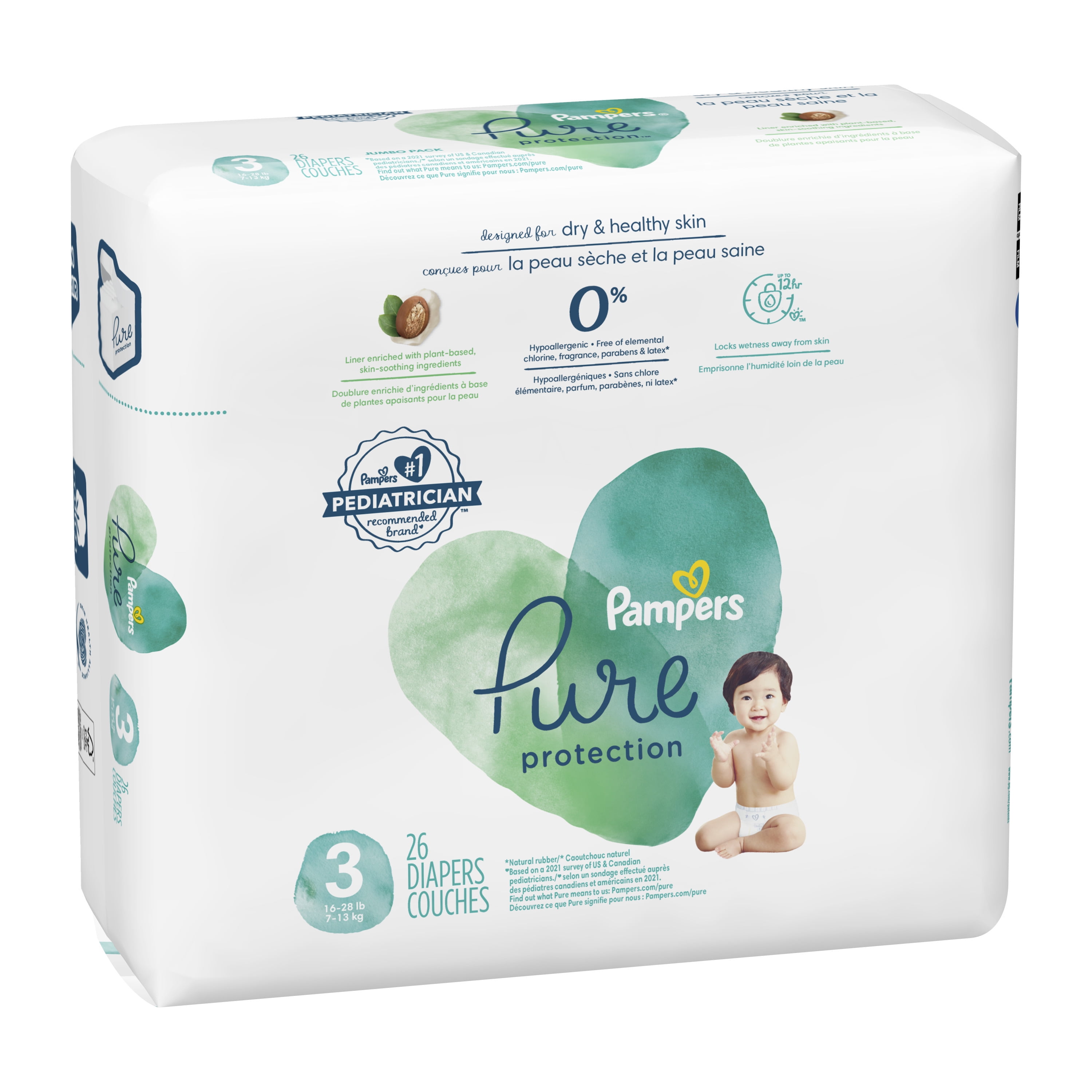 pieluchy pampers pure