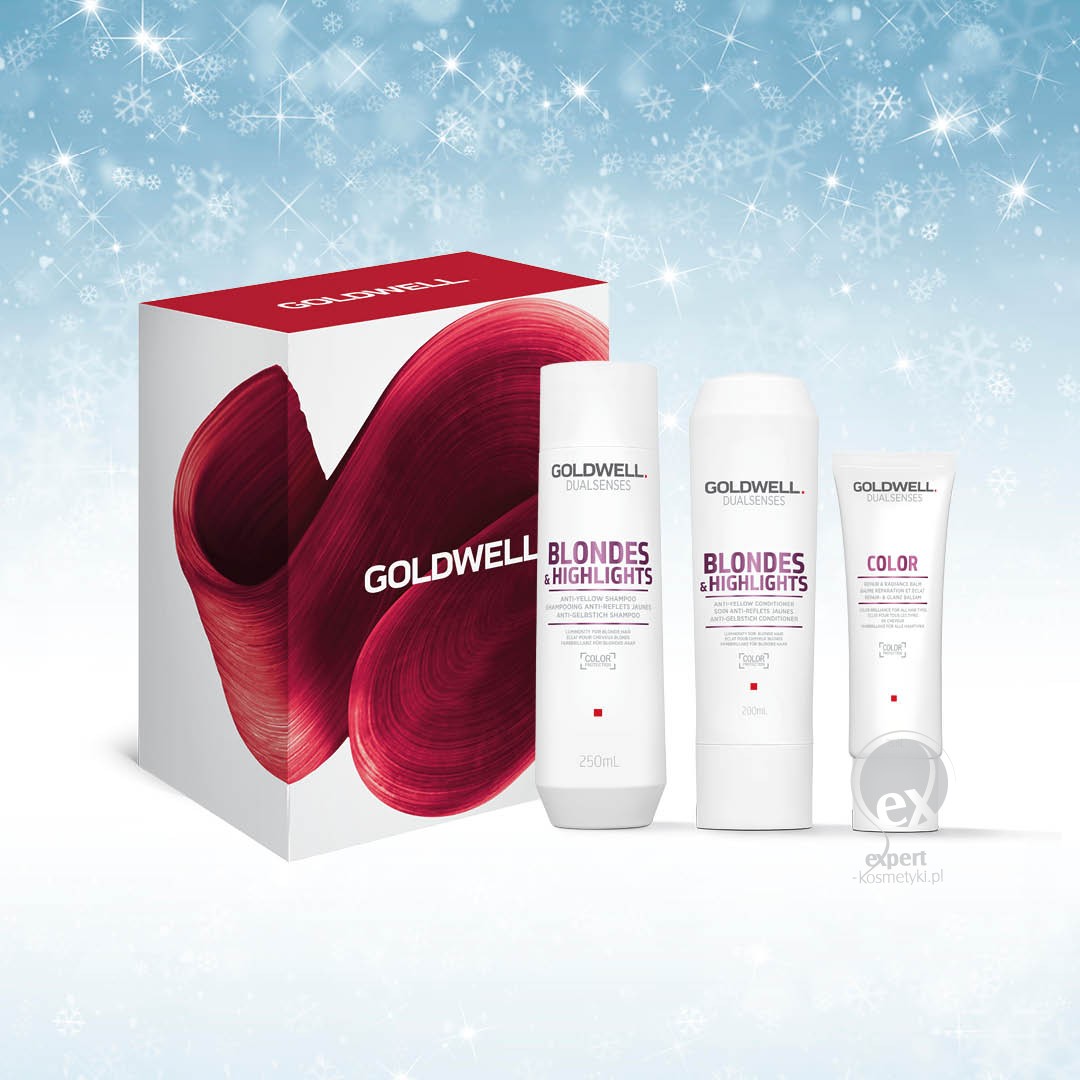 goldwell blondes zestaw szampon odżywka