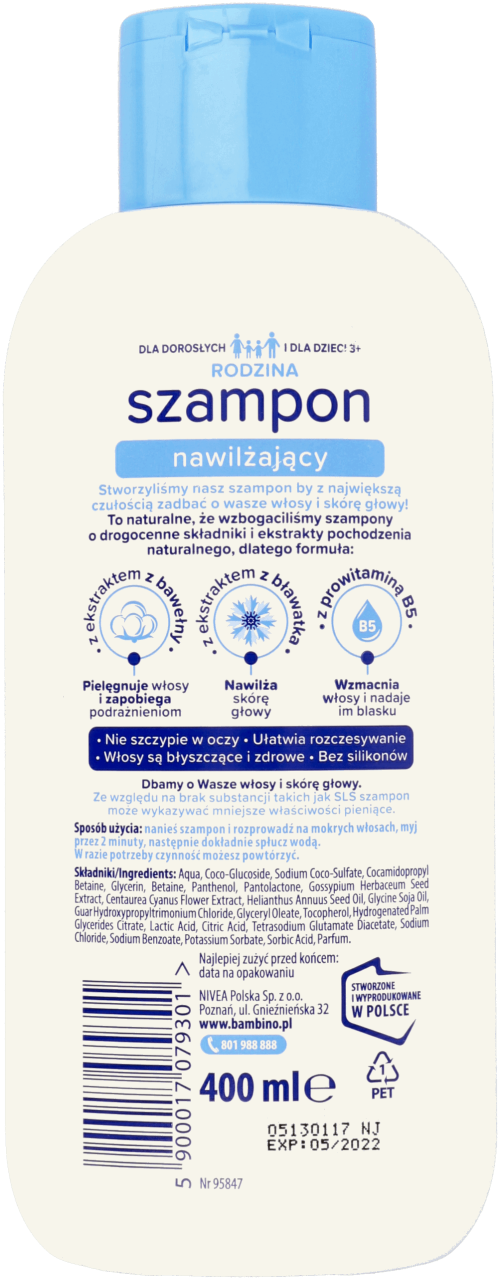 bambino szampon skład