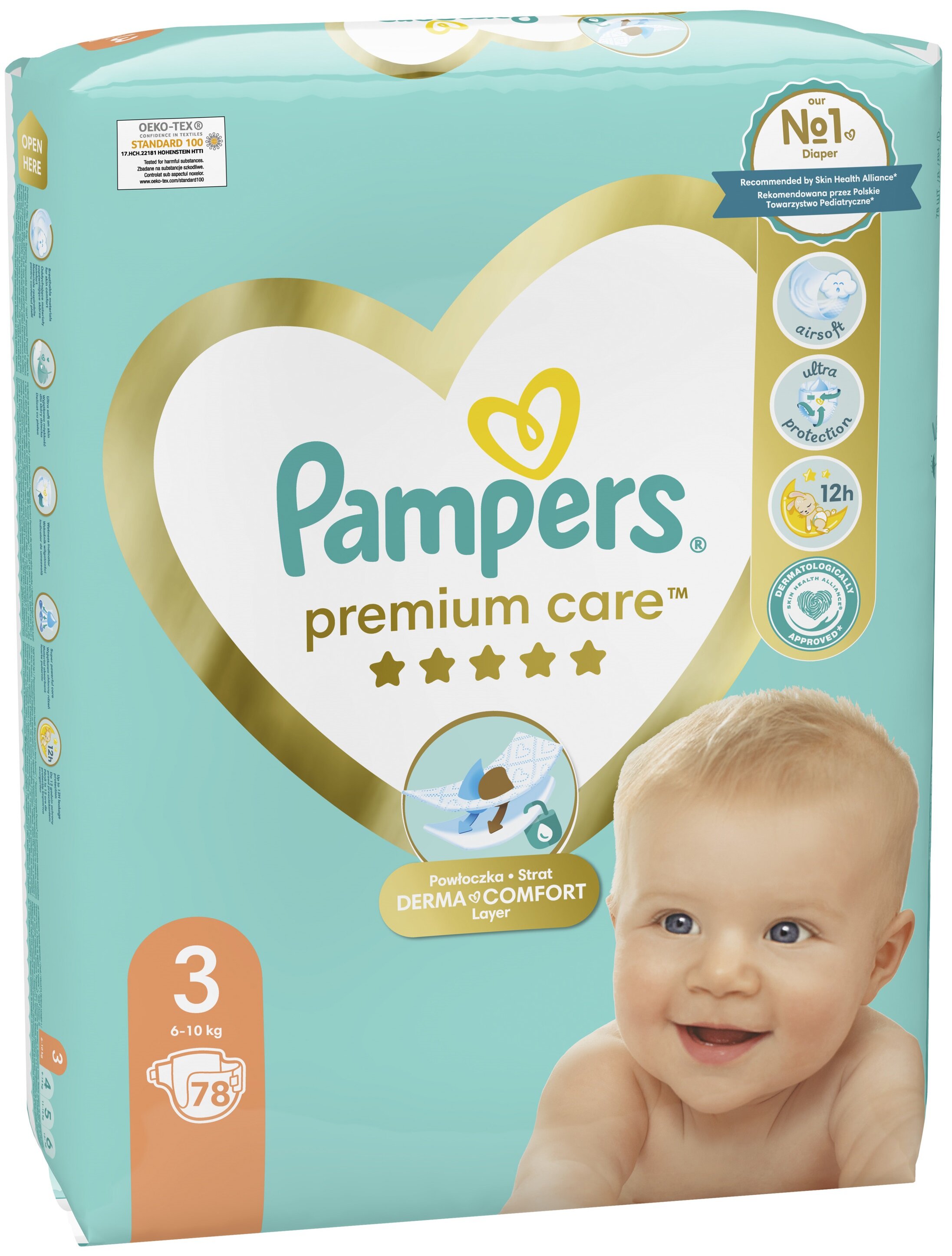 pampersy pampers 3 68 szt