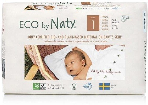 naty ekologiczne pieluszki jednorazowe newborn 2-5 kg 26 szt