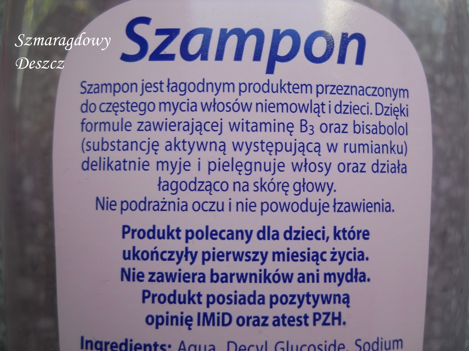 szampon dla dzieci bambino skład