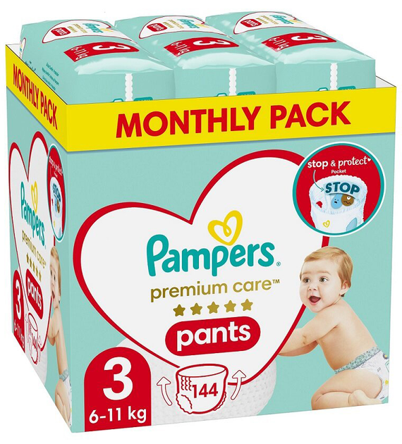 ceneo pampers 2 144szt