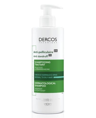 vichy dercos szampon przeciwłupieżowy do włosów tłustych 200ml