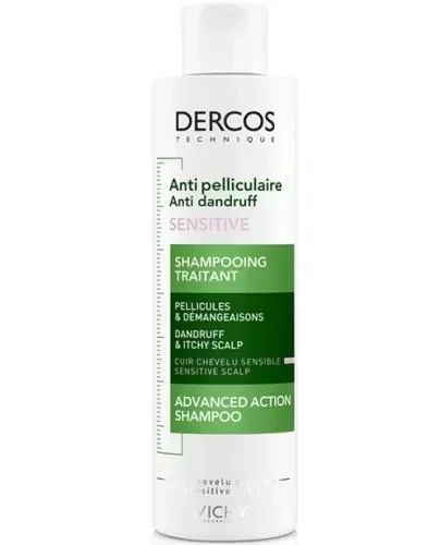 vichy dercos sensitive szampon przeciwłupieżowy do skóry wrażliwej 200 ml