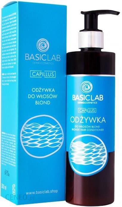basiclab dermocosmetics capillus odżywka do włosów blond 300 ml