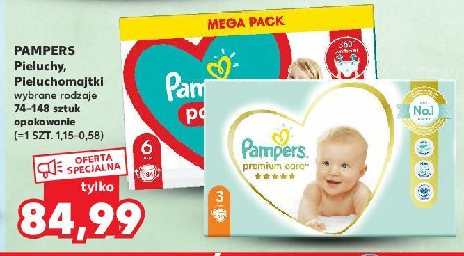 pampers premium care 3 gazetka