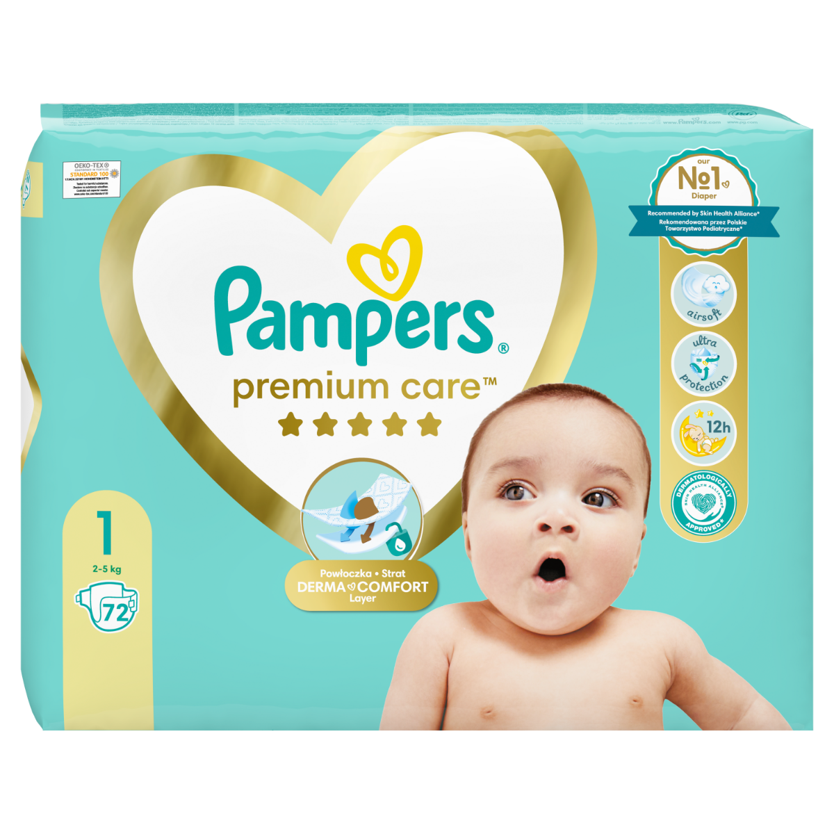 pampers zielone czy premium care