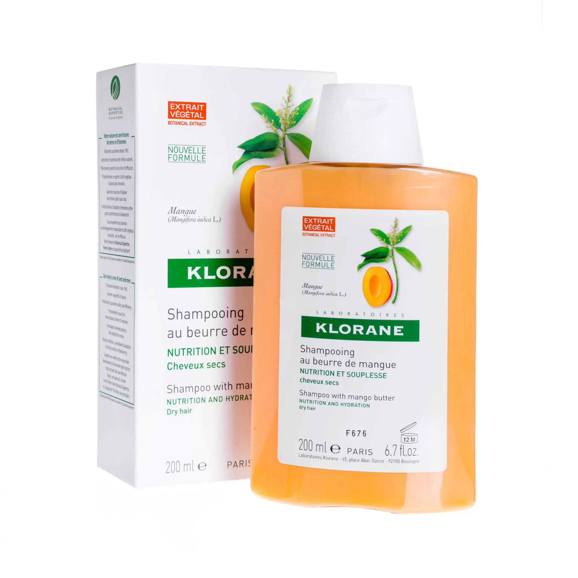 klorane szampon na bazie masła mangowego