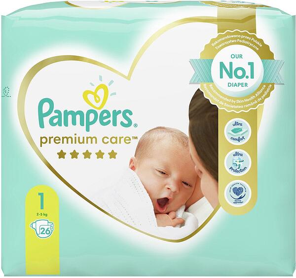 pieluszki pampers 1 premium care