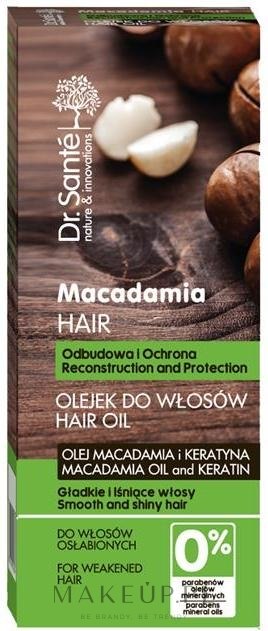 dr sante macadamia hair olejek do włosów odbudowujący