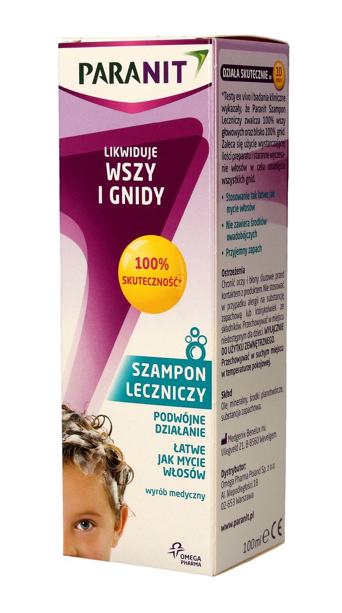 szampon na wszy dostal się do oczu