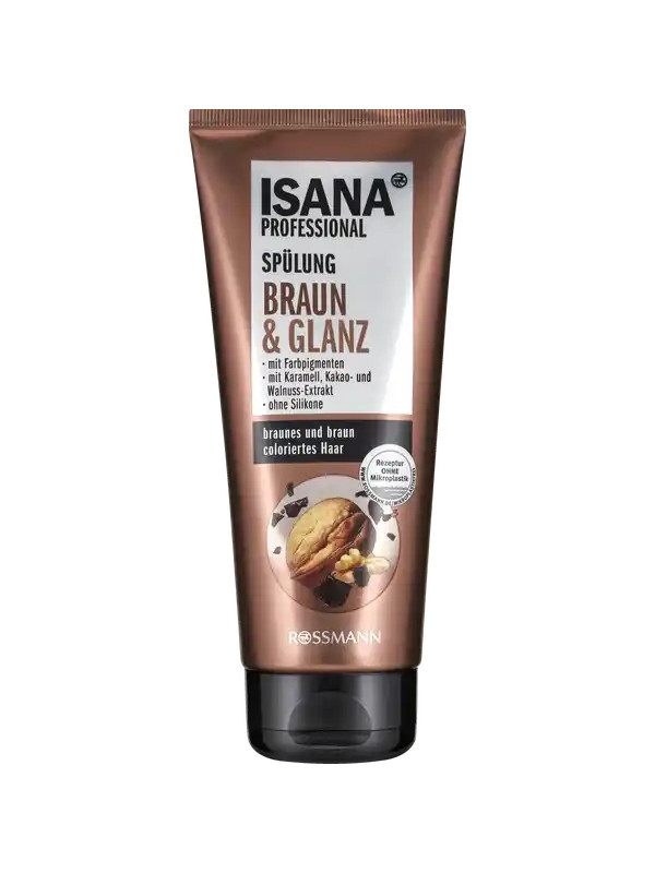 isana professional odżywka do włosów brown color shine opinie