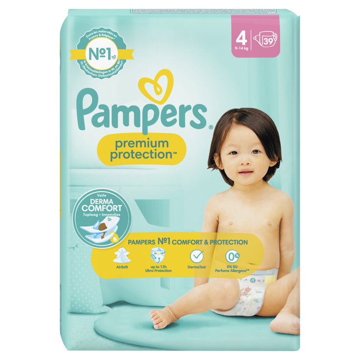 pampers premium protection 4 plus