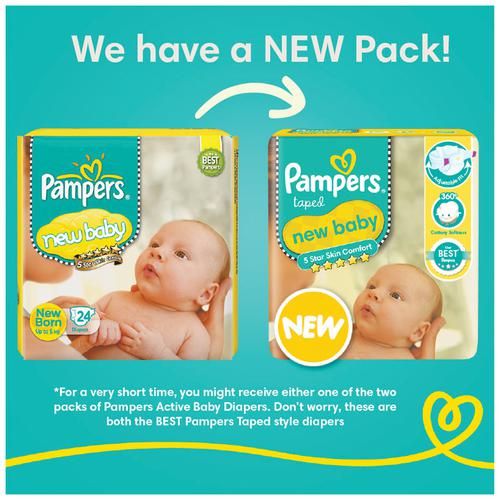 pampers active new baby