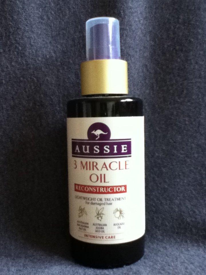 aussie 3 miracle oil reconstructor lekki olejek do włosów zniszczonych