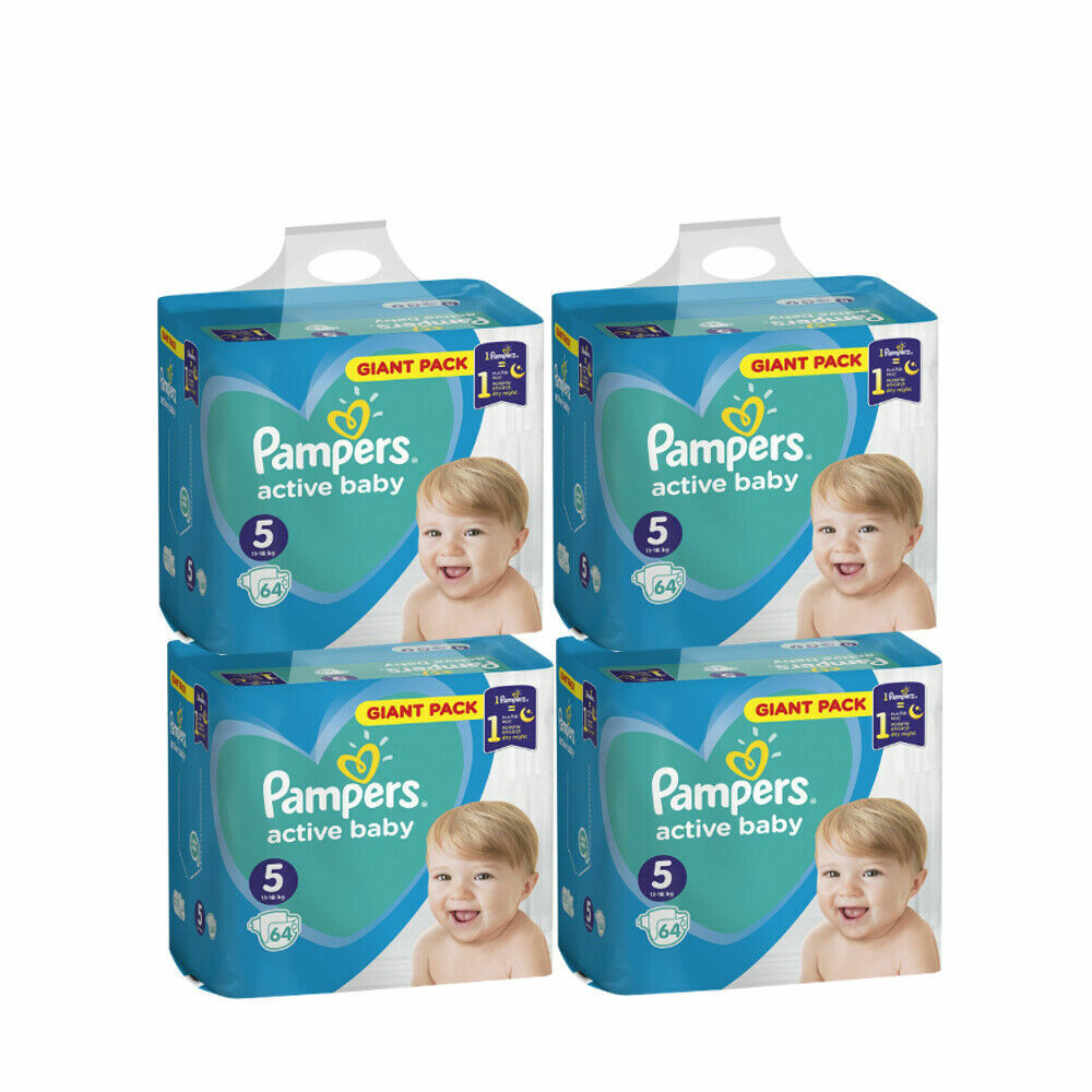 pampers active baby giant box