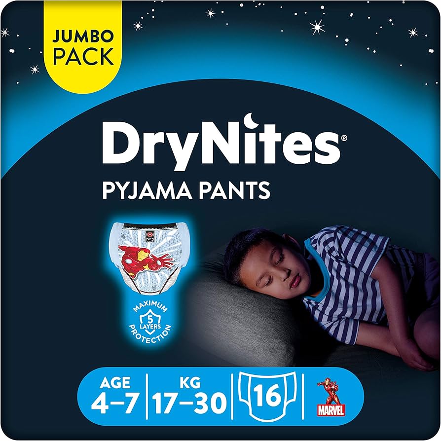 dry nites huggies dla chłopca 7 lat opinie