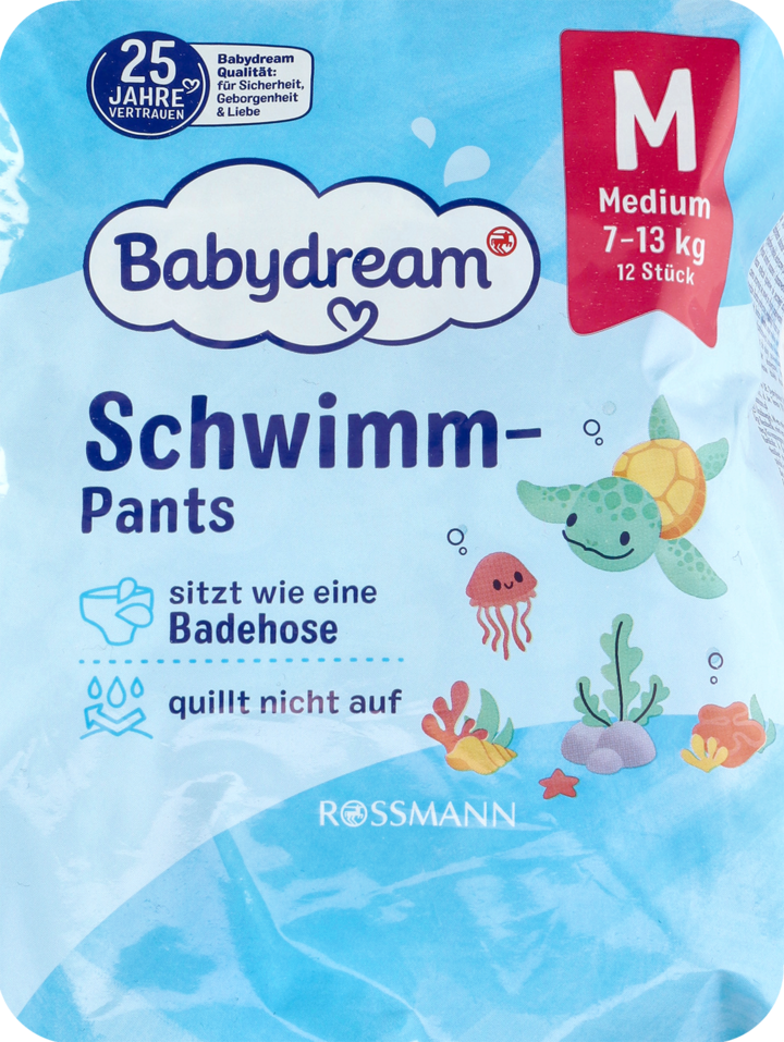 babydream pieluchy do kąpieli