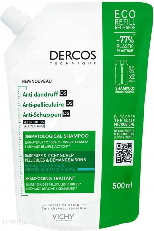 y przeciwłupieżowe vichy dercos szampon przeciwłupieżowy skóra wrażliwa 400 ml