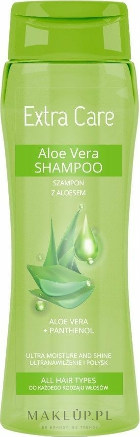 lotion cosmetic szampon z aloesem