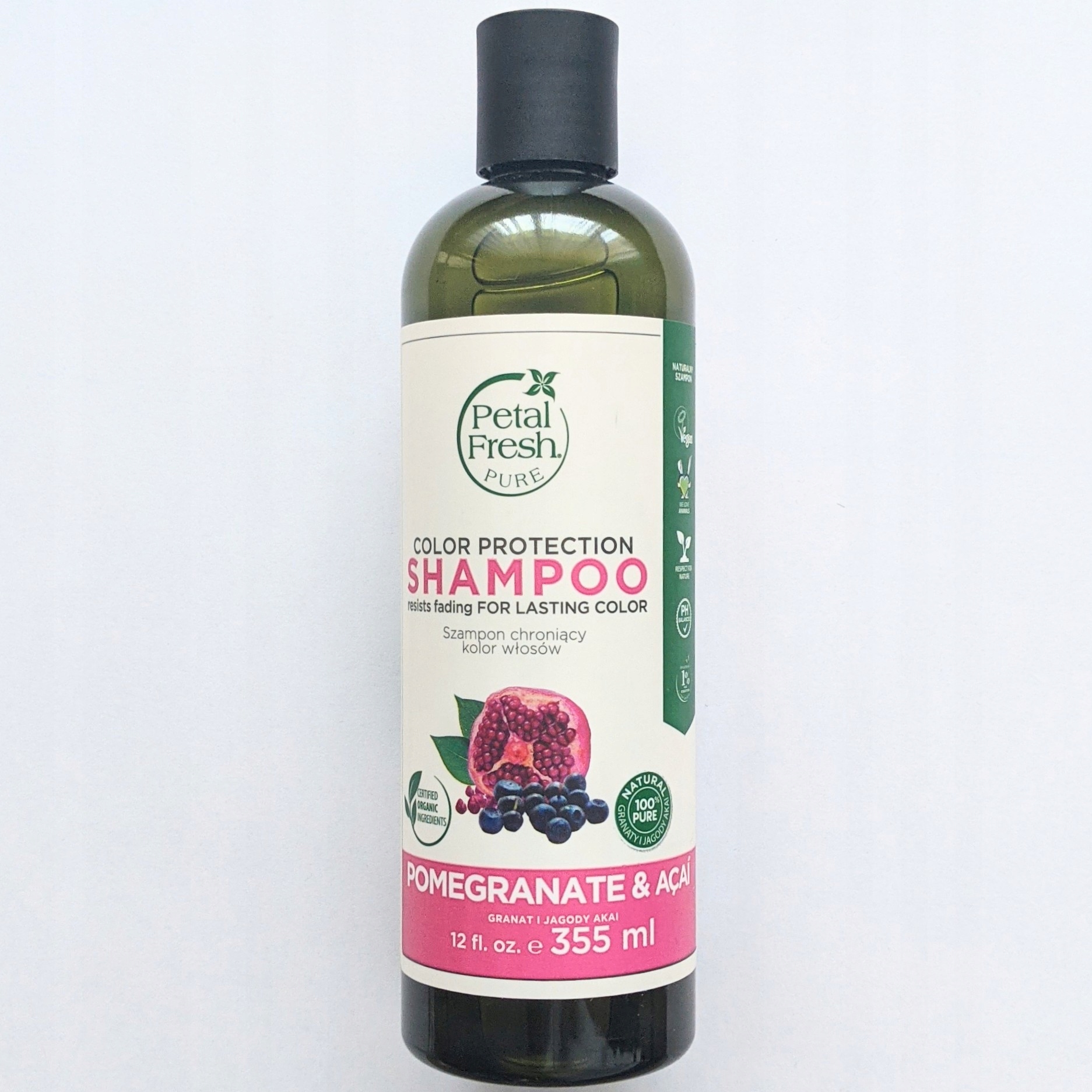 petal freshpurenaturalna odżywka do włosów farbowanych granat i acai355 ml