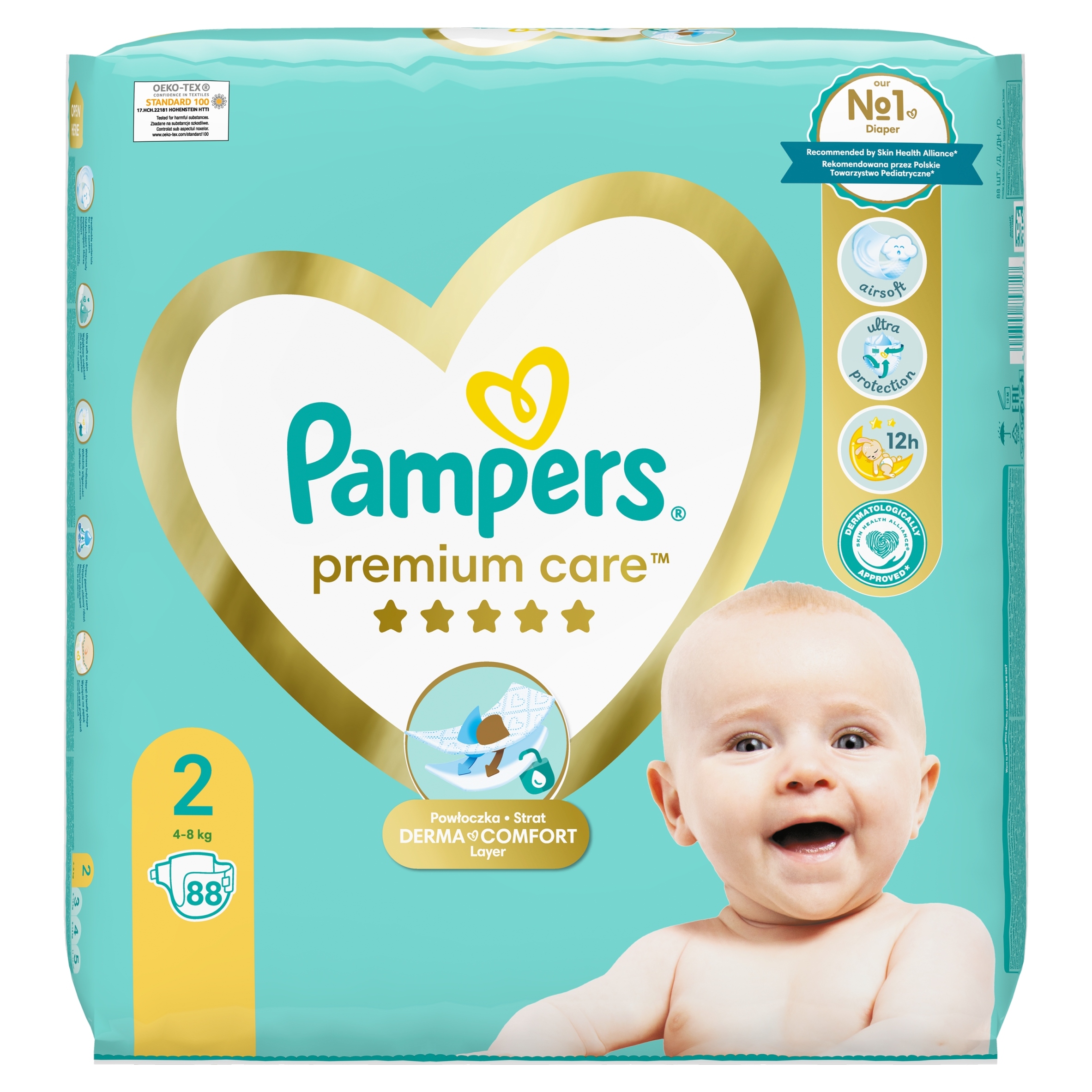 pampersy pampers care 2