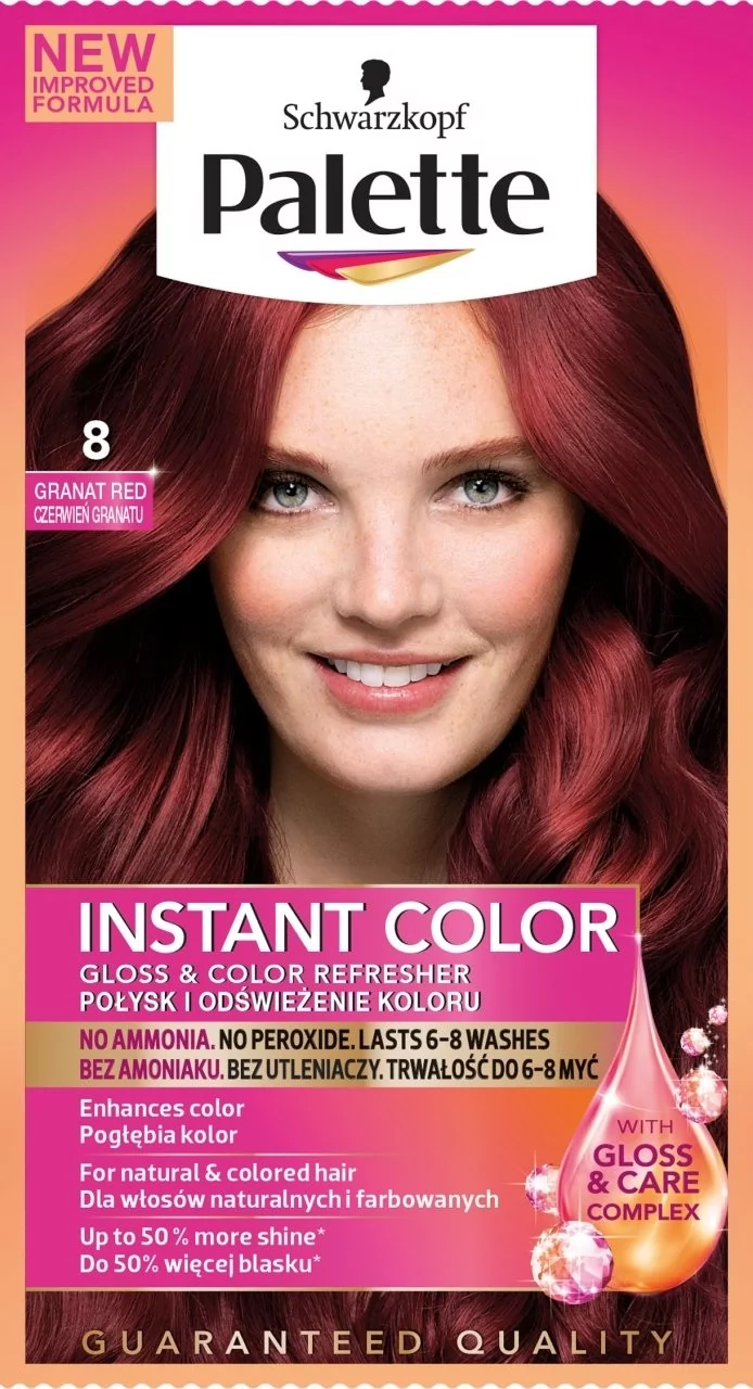 palette instant color szampon koloryzujący nr 9 mahoń