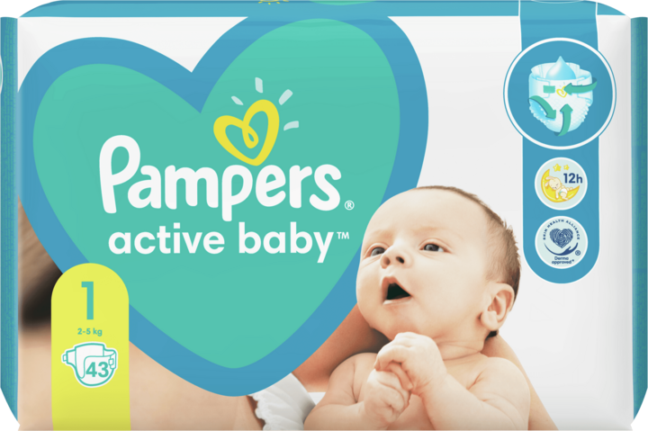 pampers 1 43 szt